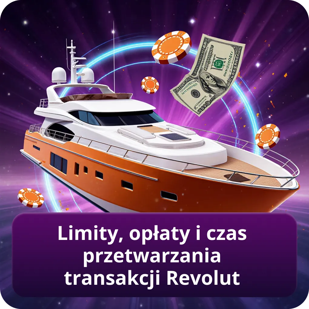 Limity, opłaty oraz czas przetwarzania transakcji przez Revolut