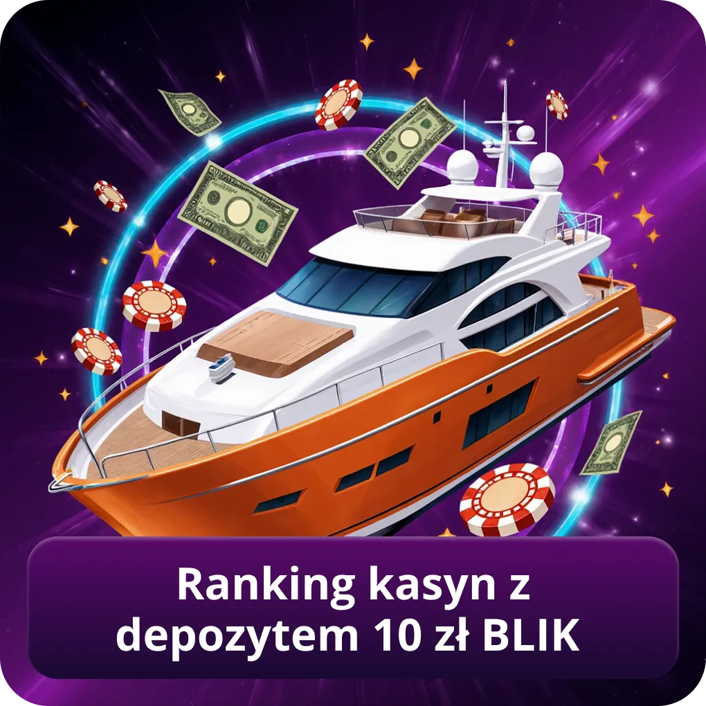 Ranking najlepszych kasyn z depozytem 10 zł przez BLIK